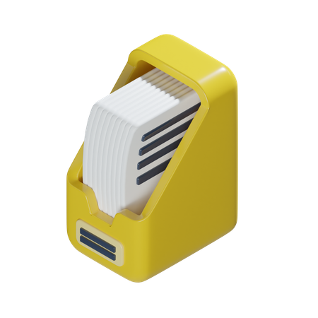 Document Tray  3D Icon