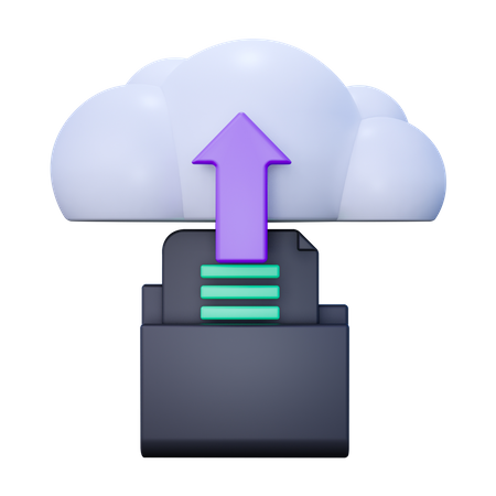 Document Upload  3D Icon