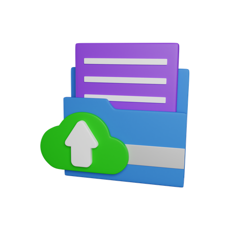 Document Upload  3D Icon