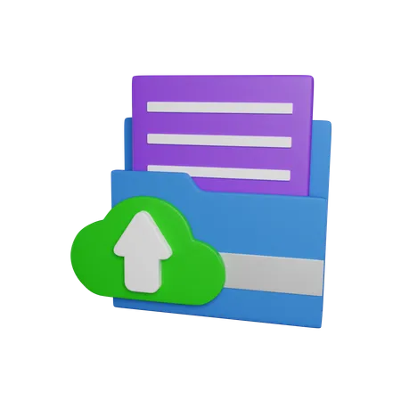 Document Upload  3D Icon