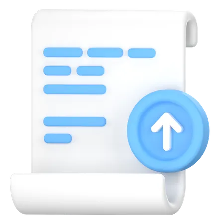 Document Uploaded 3D Icon