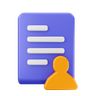 document user emoji 3d
