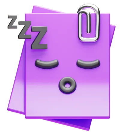 Document vide  3D Icon
