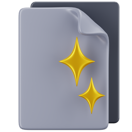 Document vierge  3D Icon