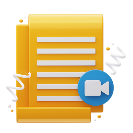 Documenter la vidéo  3D Icon