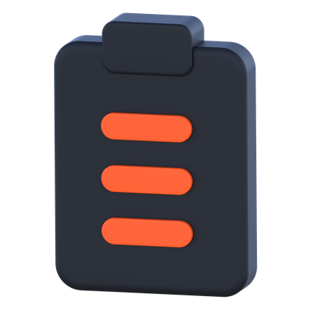 Documento  3D Icon