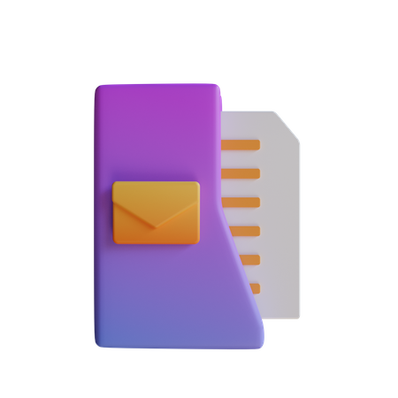 Documento  3D Icon