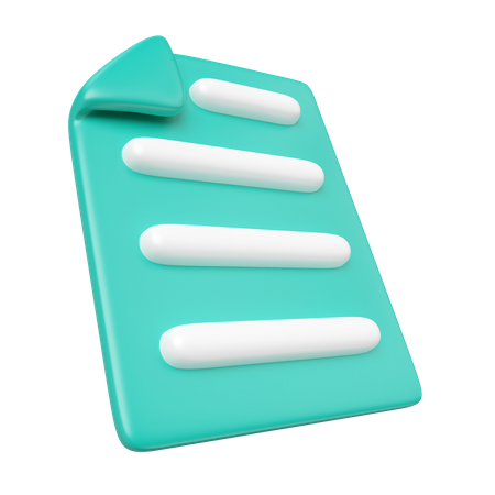 Documento  3D Icon