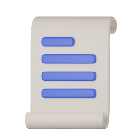 Documento  3D Icon