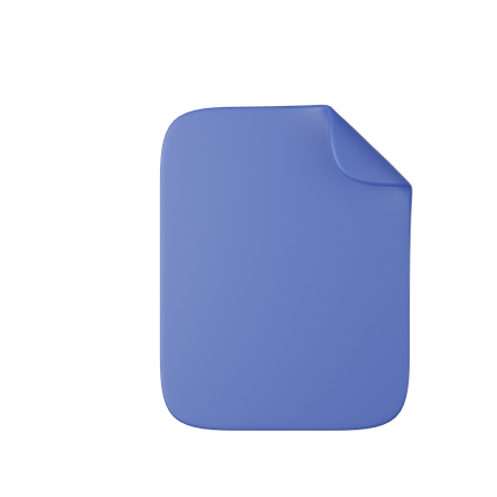 Documento  3D Icon