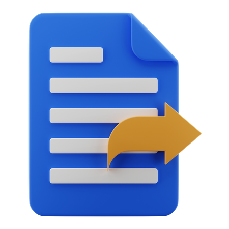 Compartir documentos  3D Icon