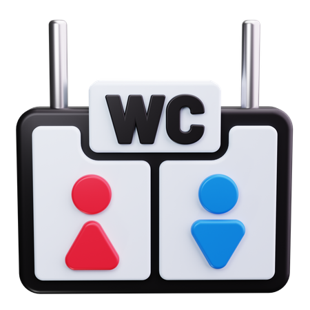 WC  3D Icon