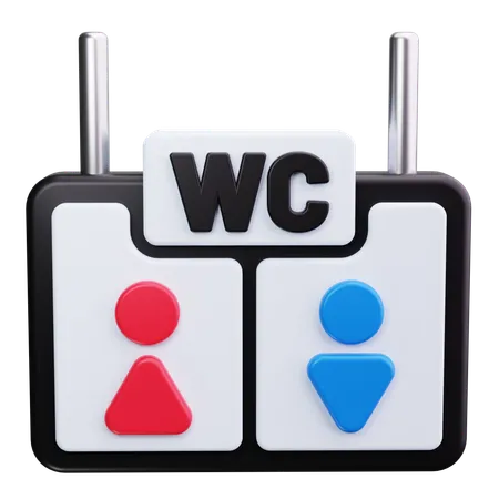 WC  3D Icon