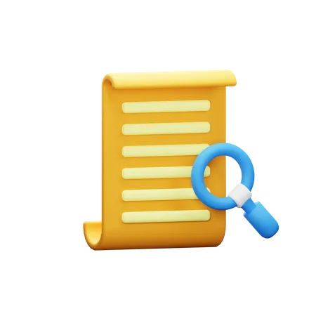 Pesquisar documento  3D Icon