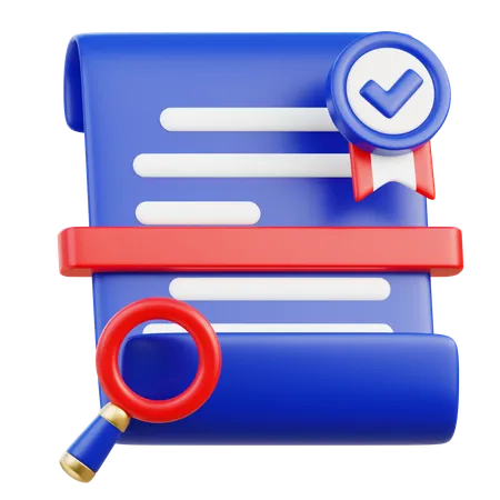 Documento de transparencia  3D Icon