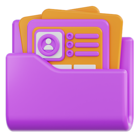 Documento elecciones  3D Icon