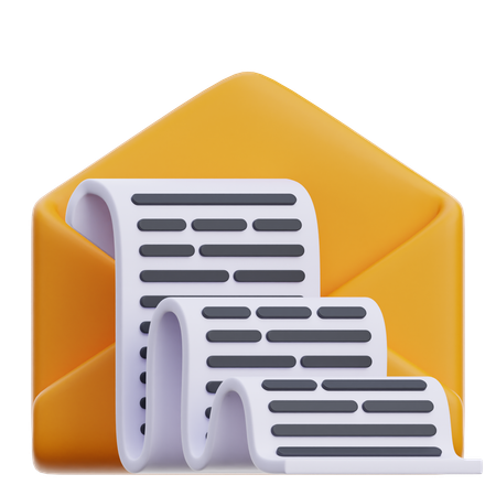 E-mail do documento  3D Icon