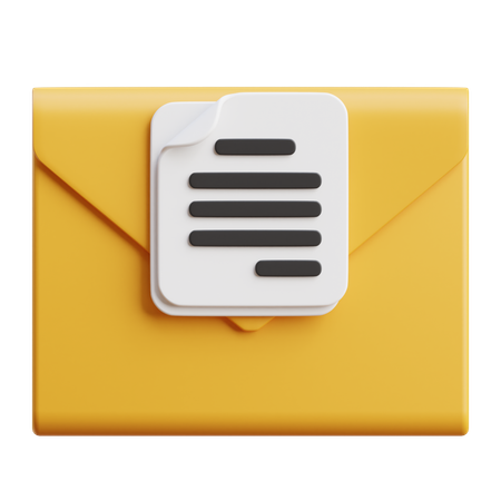 E-mail do documento  3D Icon