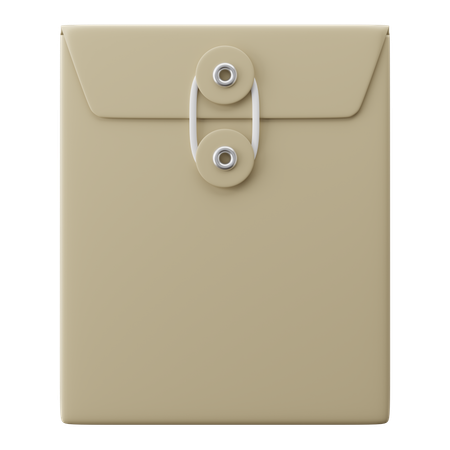 Envelope de documento  3D Icon