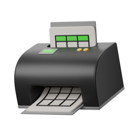 Documento de impresora  3D Icon