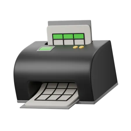 Documento de impresora  3D Icon