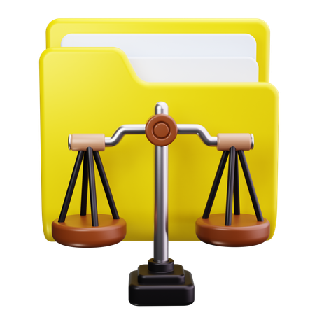 Papel legal  3D Icon