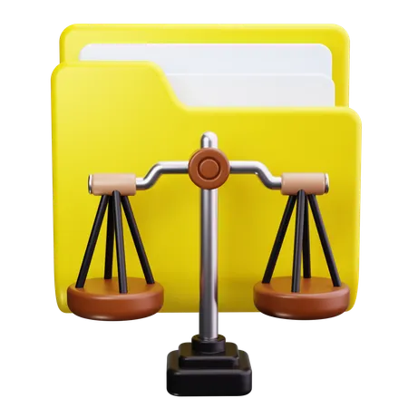 Papel legal  3D Icon