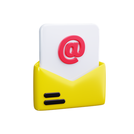 Correio de documento  3D Icon