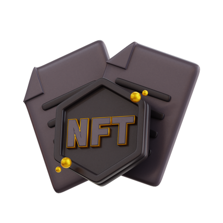 Documento nft  3D Icon