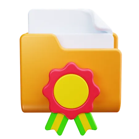 Documento oficial  3D Icon