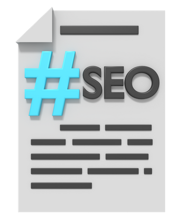 Documento seo  3D Icon