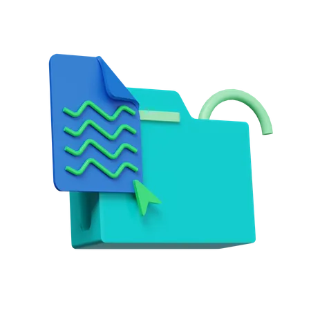 Documentos  3D Icon