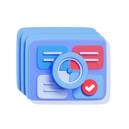 Documentos  3D Icon