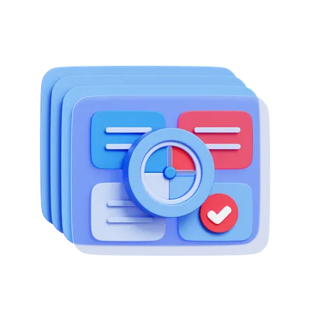 Documentos  3D Icon
