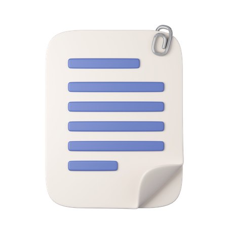 Documentos  3D Icon
