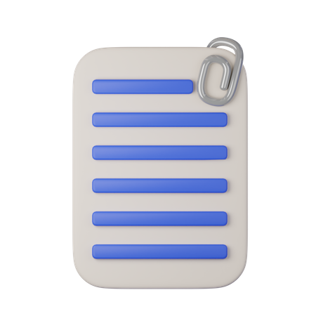 Documentos  3D Icon