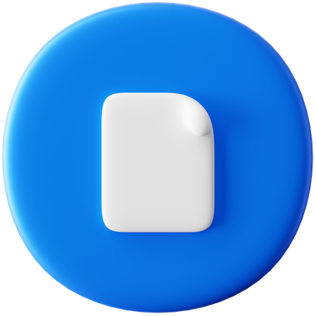 Documentos  3D Icon