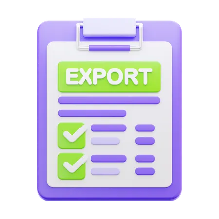 Exportar documentos  3D Icon
