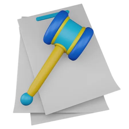 Documentos legais  3D Icon