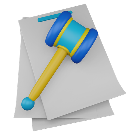 Documentos legales  3D Icon