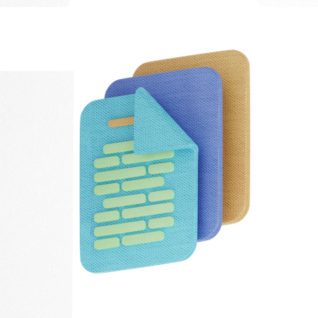 Documents  3D Icon