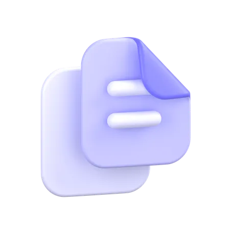 Documents  3D Icon