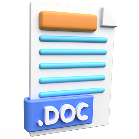 Documents  3D Illustration