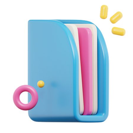 Documents Holder  3D Icon