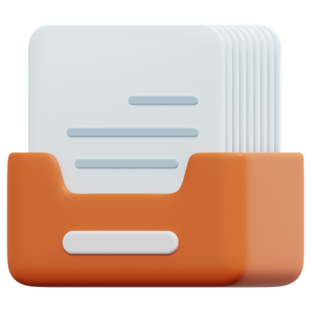 Documents Holder  3D Icon