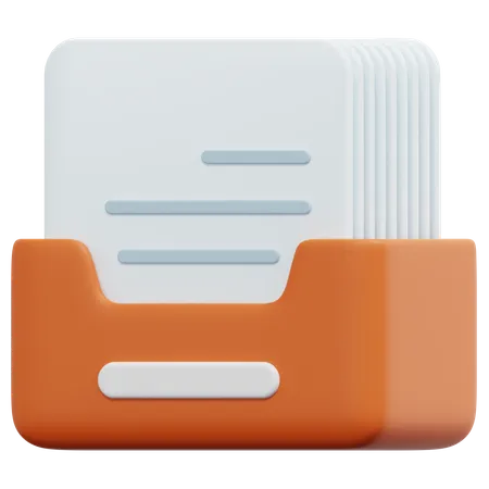 Documents Holder  3D Icon