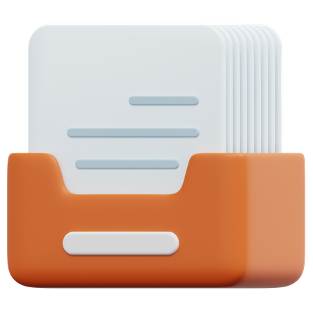 Documents Holder 3D Icon