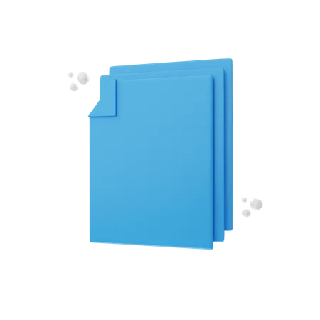 Documents vierges  3D Icon