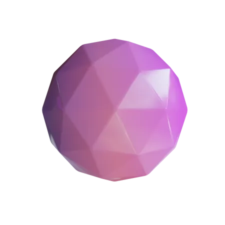 Dodecagon  3D Icon