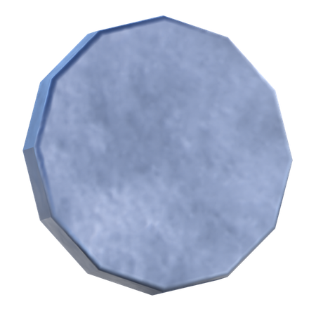 Dodecagon Shape  3D Icon